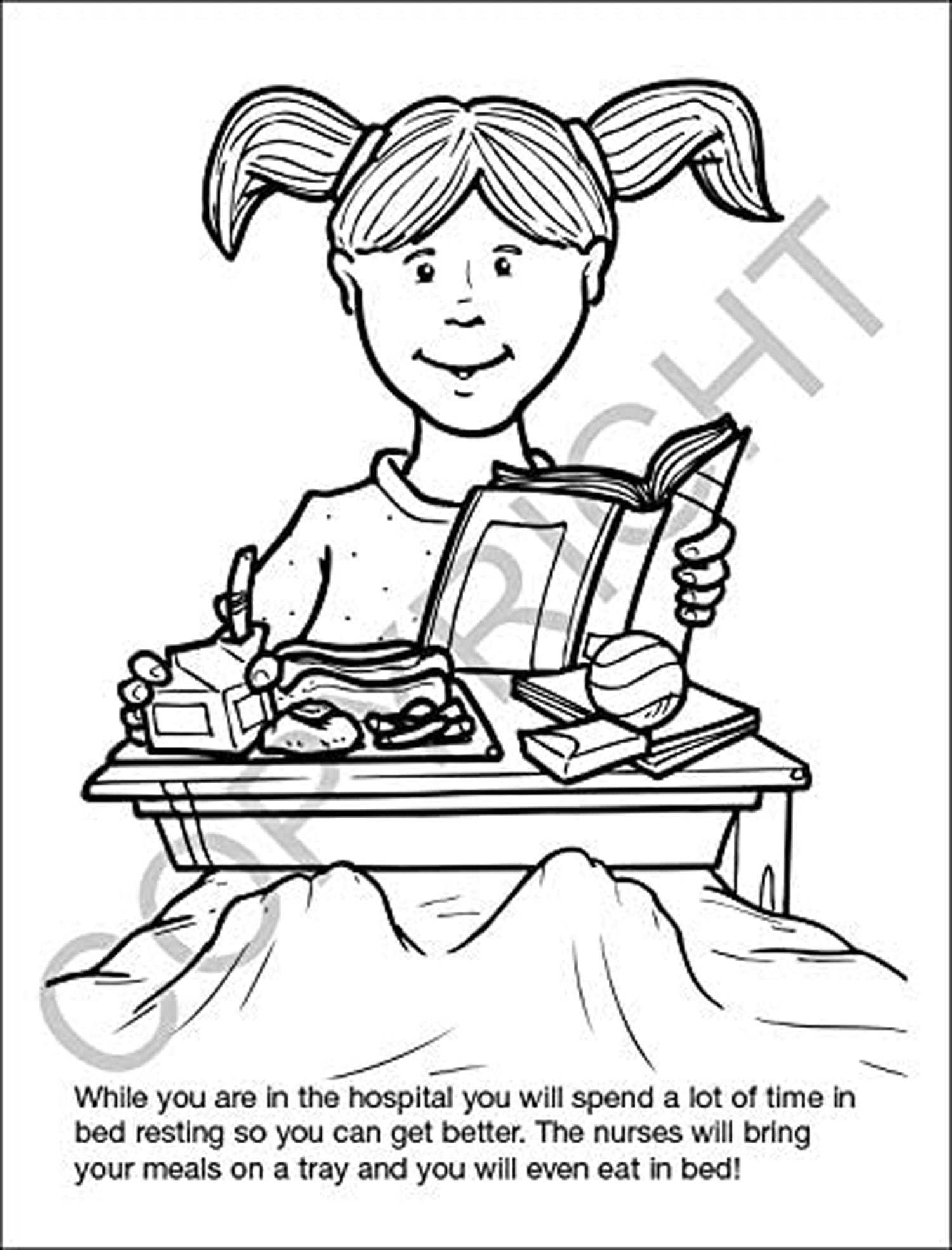 25 Pack - A Trip to The Hospital Kids Coloring and Activity Books
