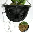 thumbnail image 2 of GnFlus Artificial Fern Plants Hanging Greenery Faux Ferns with Basket 25"Boston Fern 31 Leaves Fake Fern Indoor Outdoor Potted Plants bathroom Home Office Decor, 2 of 5