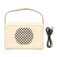 thumbnail image 1 of Audio Speaker, Wireless Decorative Retro  Speaker Long Battery Life Cream Colored Rechargeable  For Party For Home, 1 of 8