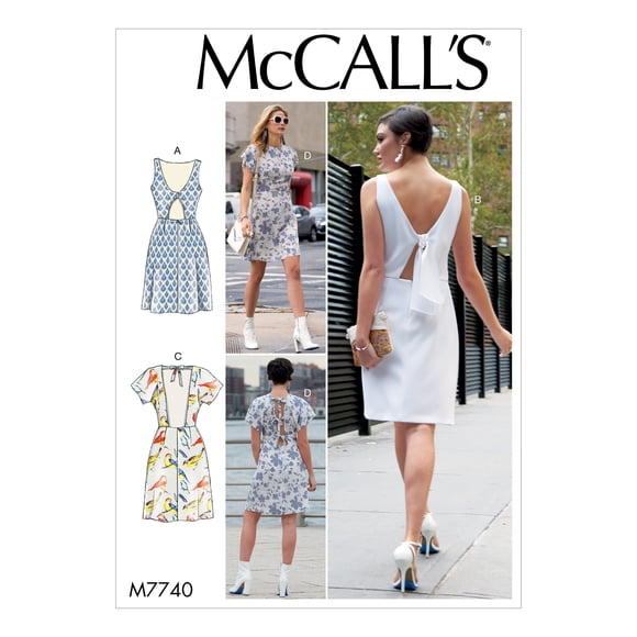 McCall's Patterns Misses' Dresses, A5 (6-8-10-12-14)