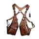 thumbnail image 3 of Bolso de hombro para axila, bolso medieval de doble hombro para axila, bolso tipo funda para teléfono Marrón, 3 of 9