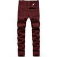 thumbnail image 2 of LZLER Casual Plaid Dress Pants for Men Stretch Flat-Front Chino Pants, 2 of 6