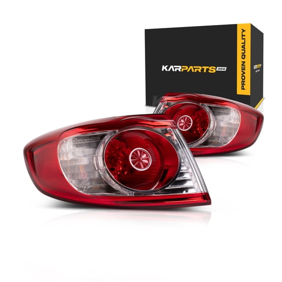For 2010-2012 Hyundai Santa Fe Pair Rear Tail Lights Driver and Passenger Side HY2804117 HY2805117 | 92401-0W500 92402-0W500