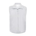thumbnail image 1 of TOPTIE Supermarket Volunteer Activity Vest Full Zipper Uniform Vest-White-4XL, 1 of 4
