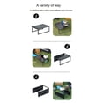 thumbnail image 3 of Portable Camping Aluminum Alloy Table Multifunctional Outdoor Folding Picnic Fishing Barbecue Mini Table, 3 of 5