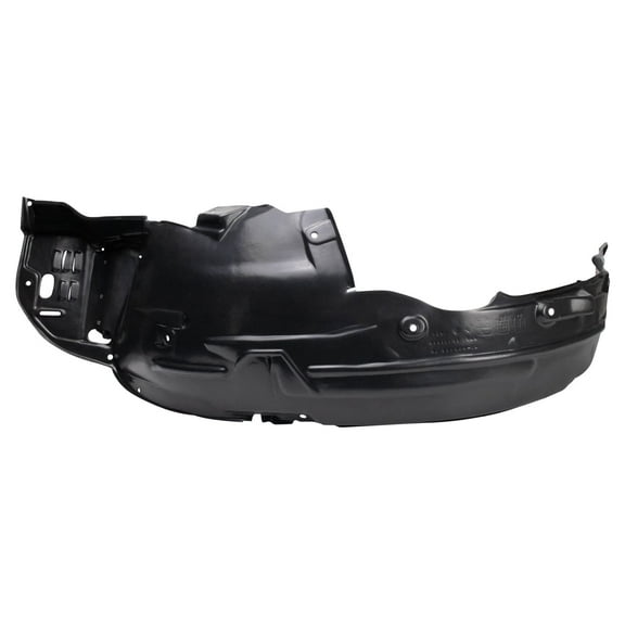 TRQ Front Left Inner Fender Liner Black Drivers Side Fits Select 2010-2011 Honda Accord Crosstour 2012 Crosstour HO1248146