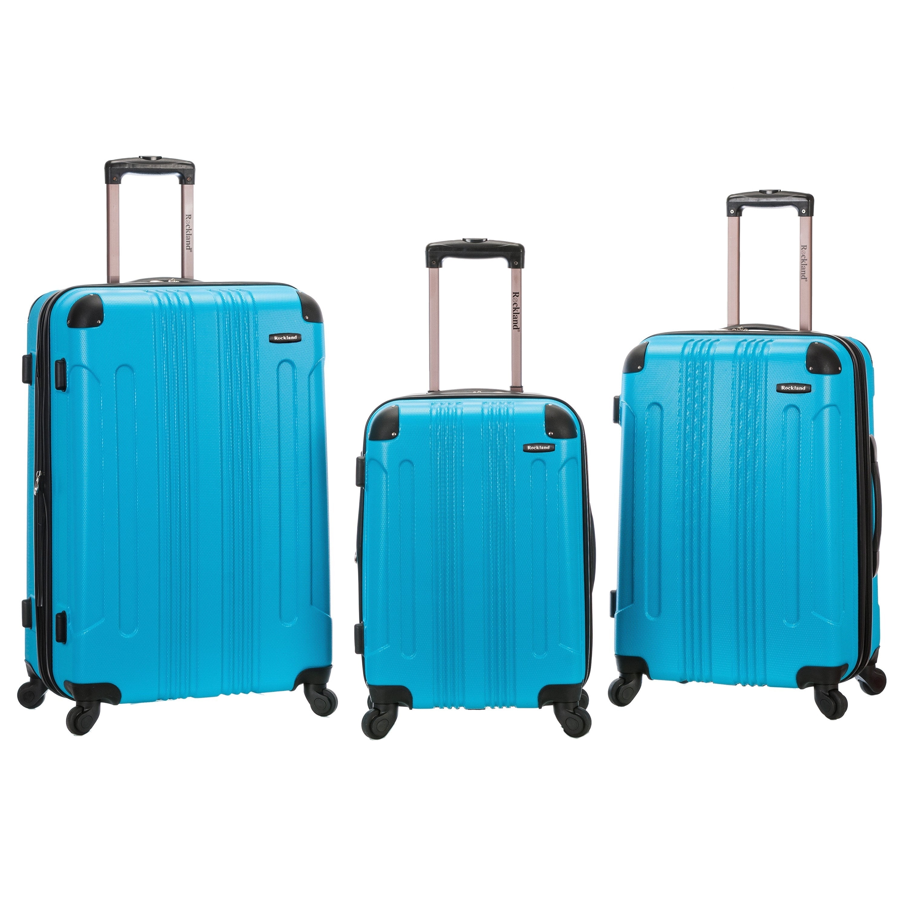 Photo 1 of **CRACK ON LARGER SUITCASE, SEE PHOTOS**
3-Piece Expandable Hardside Spinner Luggage Set