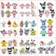 thumbnail image 2 of Conjunto de figuras Kawaii Mini Sanrio Hello Kitty Kuromi My Melody Pom Purin PVC modelo para decoración de tartas regalo Deng Xun, 2 of 4