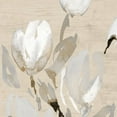 thumbnail image 2 of Loreth, Lanie 26x26 Gold Ornate Wood Framed with Double Matting Museum Art Print Titled - Neutral Tulips I, 2 of 4