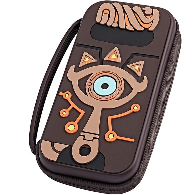 Funda Switch Compatible para Nintendo Switch y Switch OLED, Estuche de Switch Zelda, Case Switch Portátil Marrón