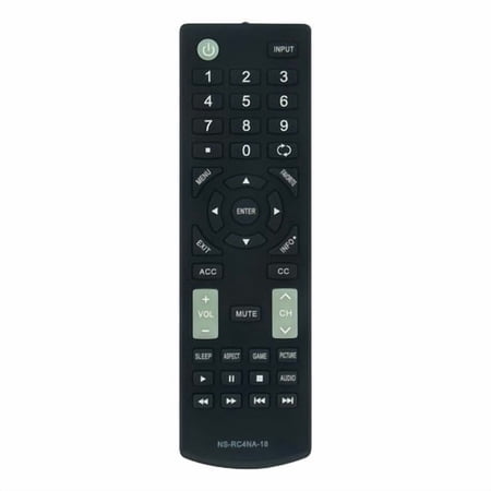 New Replacement NS-RC4NA-18 Remote Control Compatible with Insignia NS-43D420NA18 NS-55D420MX18 NS-55D420NA18 NS-49D420NA NS-32D220NA18 NS-43D420NA18 NS-55D420MX18 NS-32D311MX17
