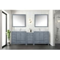 thumbnail image 5 of Coraline 92 in W Dark Grey Double Bath Vanity, Carrara Marble Top, and Faucet Set, 5 of 5