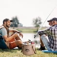 thumbnail image 3 of Seau Pliable Portable de 5,3 Gallons – Seau Pliant pour Activités Extérieures Randonnée Camping Jardinage et Pêche, 3 of 5