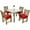 Dupione Papaya, variant on Anderson Teak Bahama Classic 5-Pieces Dining Set