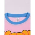 thumbnail image 4 of WIBACKER Girls Pajamas Short Sleeve Toddler Girls Summer Short Sets Sleepwear Sets Kids Pjs Size 2-9 Years Girl, 4 of 10
