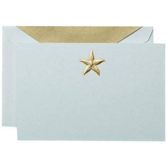 Crane & Co. Hand Engraved Starfish Correspondence Card (RC3302)