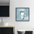 thumbnail image 3 of Stupell Industries French Country Floral Bathroom Rules Flush Black Floating Frame Canvas Art, 25 x 25, by Nan, 3 of 8