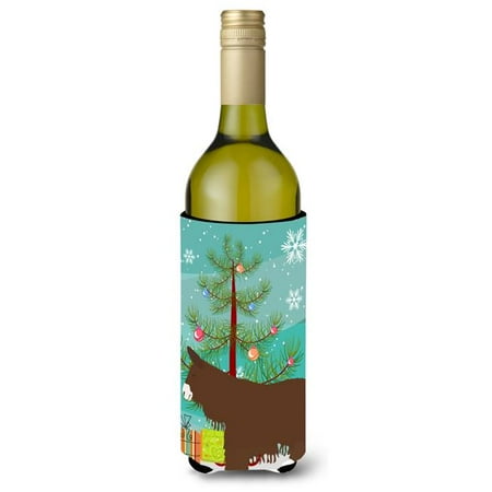

Carolines Treasures BB9219LITERK Poitou Poiteuin Donkey Christmas Wine Bottle Beverge Insulator Hugger