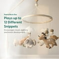 thumbnail image 3 of The Peanutshell Safari Serenity Baby Musical Wooden Crib Mobile, 3 of 6