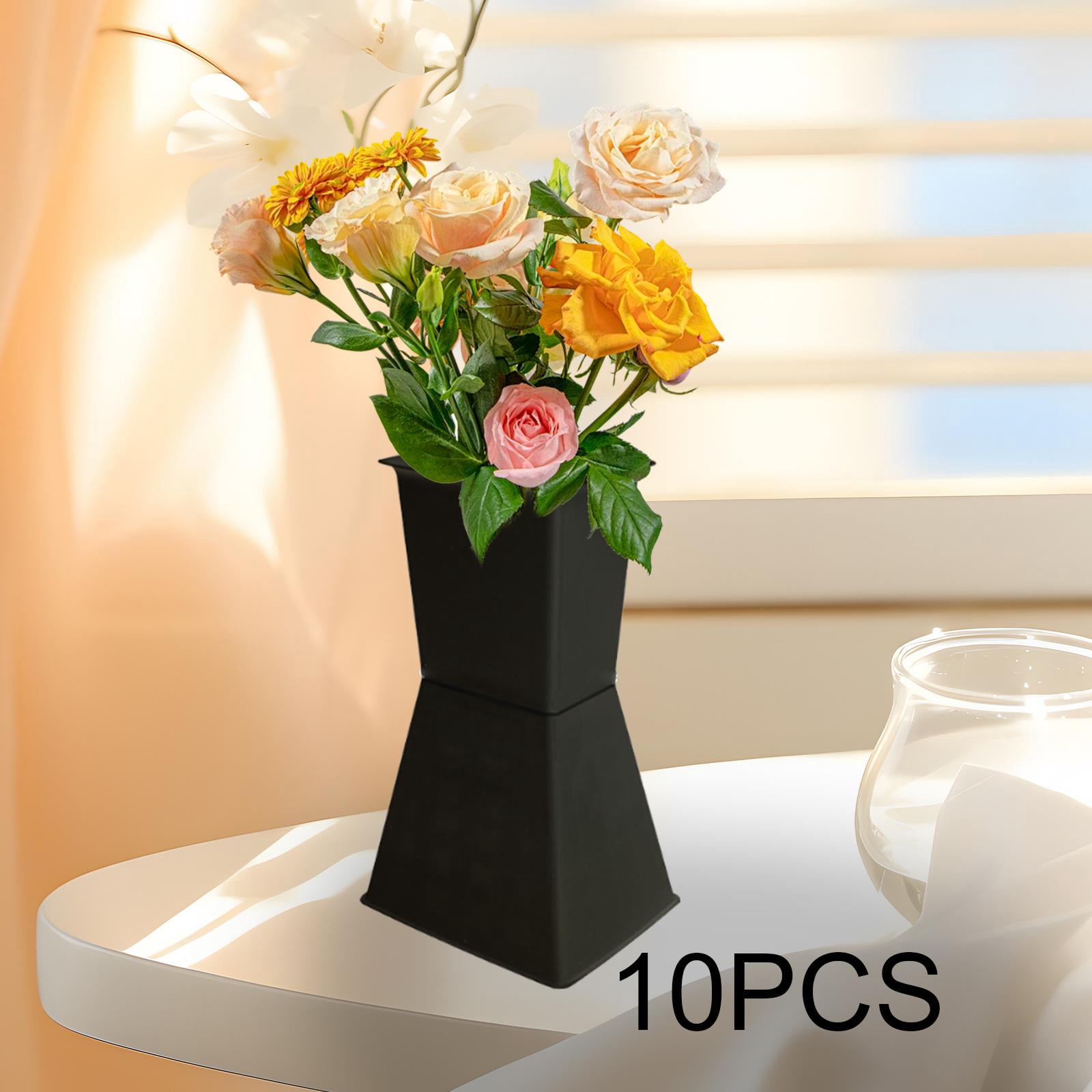 QccHieUs 10 Flower Arrangement Bases, Easy to Fix, Space Saving, DIY Centerpieces, Floral 13cmx16.5cmx28cm