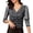 Black, variant on Womens Work Shirts Tops Long Sleeve Shiny Thread Crinkle Mesh Layering Elegant Basic Casual Outfits Tees Blouses
