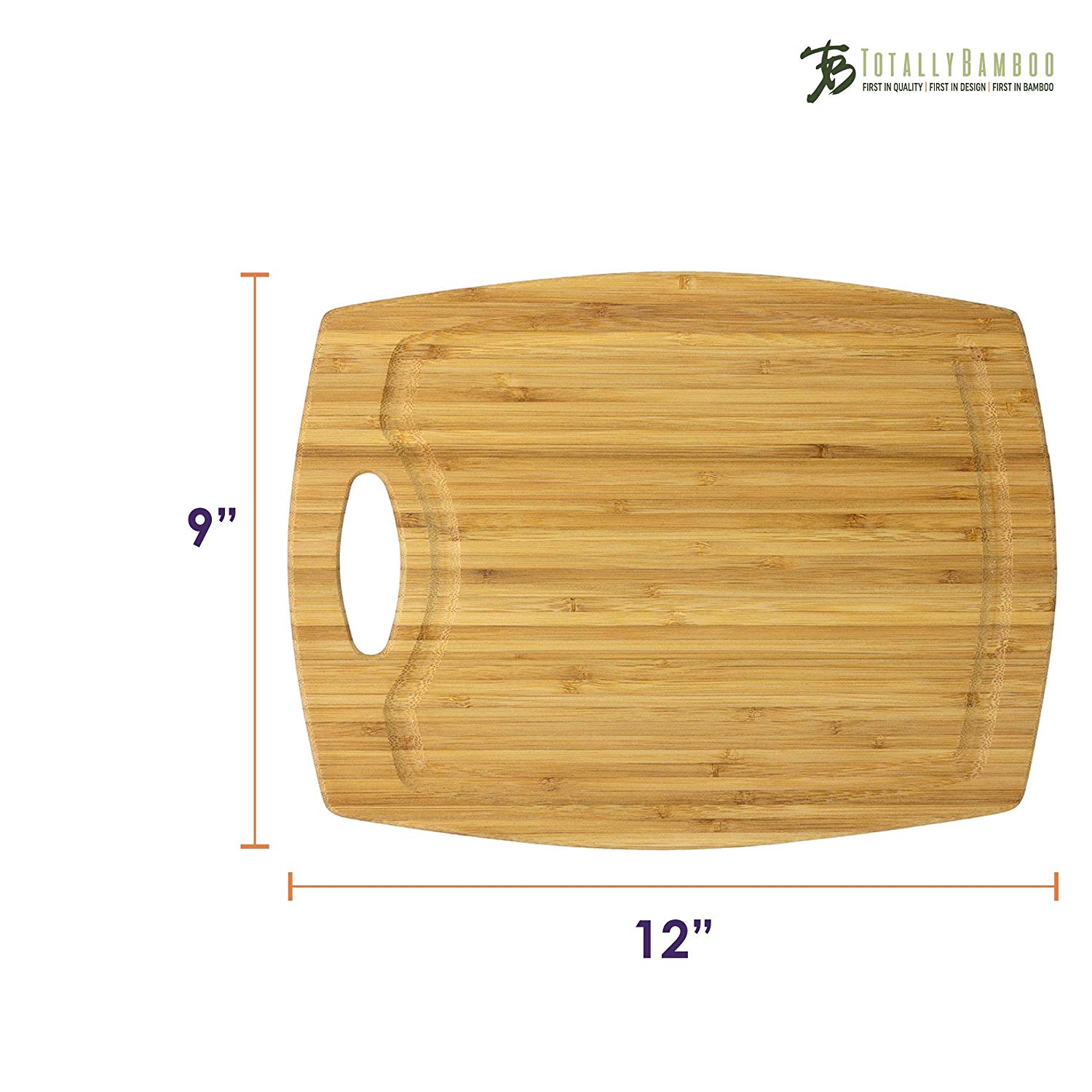 Totally Bamboo 12" Greenlite Dishwasher Safe Cutting Board - image 4 of 5
