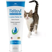 Felisyl L-Lysine Gel for Cats  Boost Immunity & Support Healthy Tissue, Vision & Respiration - Salmon Flavor, Made in the USA - 5 oz