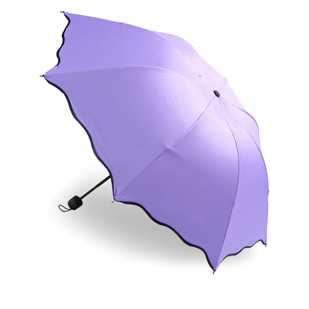 Windproof UV Protection Flower Design Folding Umbrella