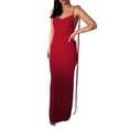 thumbnail image 1 of Txlixc Vestido de mujer con tirantes italianos de color sólido Txlixc moda, 1 of 6