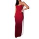 thumbnail image 1 of VISgogo Vestido sin mangas con espalda abierta para mujer, falda larga hasta el suelo con correa de espagueti de color sólido, negro/beige/azul VISgogo  moda, 1 of 5