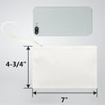 thumbnail image 2 of Aspire 6-Pack Wristlet Makeup Bag with Lining, DIY White Cotton Canvas Bag, 7 x 4-3/4 inch, 2 of 7