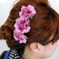 thumbnail image 3 of 2 Unidades Peinado de cabellero de Flores Rosas para Cabello Ceniza Rosa Paquete, 3 of 9