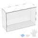 thumbnail image 1 of Caja de Exhibición de Acrílico de 1 Paquete, 11.8x3.9x7.9 Pulgadas/30x10x20cm Caja de Exhibición Transparente de Acrílico con Base de Madera Negra [Blanco, Transparente], 1 of 6