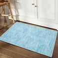 thumbnail image 2 of Garvee 2'x3' Modern Abstract Area Rug Solid Rug with Non Slip Rubber Backing, Washable Rug Low Pile Ultra Soft Indoor Carpet for Entryway Living Rooms Bedroom, Light Blue, 2 of 8