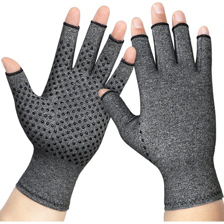 Arthritis Compression Gloves for Women and Men-Arthritis Gloves for Women for Pain Hand Swelling  Rheumatoid  Tendonitis  and Computer Typing (1 Pair) (M)