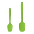 thumbnail image 7 of 2pcs Kitchen Cooking Silicone Spatula Set Heat Resistant Rubber Scraper Cooking Baking Utensils Green, 7 of 7