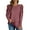 Wine, variant on TIHLMK Womens Pullover Sweatshirts Women's Fashion Casual Long Sleeve Solid Color Puff Sleeves Sweatshirt Tops Blouse Gifts for Women