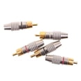thumbnail image 5 of 5X Adaptador RCA Phono Plug Hugo convertidor de sonido y video chapado en oro sin soldadura, 5 of 5