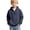 26# Navy, variant on Boys Waffle Quarter Zip Hoodies Long Sleeve Loose Sweatshirts Fall Winter Tops