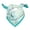Aquamarine Green, variant on Cotton Voile Women Square Scarf Neck Wrap Summer Bandanas-40 x 40 Inches