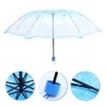 thumbnail image 6 of Tineasur Outdoor Clear Folding Umbrella with Floral Print Lightweight and Wind Resistant, 6 of 6