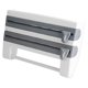 thumbnail image 3 of Soporte para Papel De Cocina, Soporte para Pared, Estante De Almacenamiento para Botellas De Salsa, Soporte para Papel De Cocina, Herramienta De Cocina, Corte De Película Adhesiva(Gris Blanco), 3 of 14