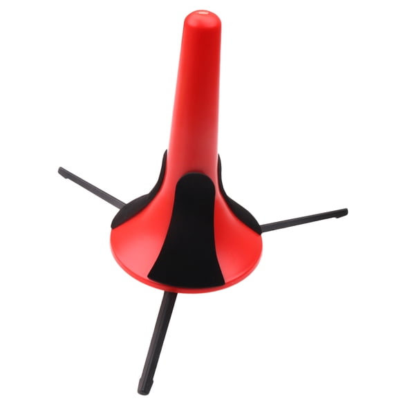 Soporte de Trompeta Portátil Sunnimix Rojo Con Trípode Desmontable