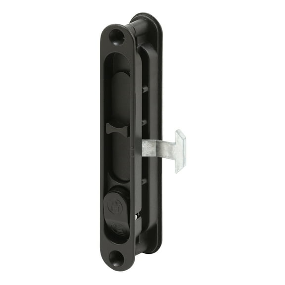 Diecast Black, Flush Sliding Screen Door Latch (Single Pack)