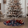 thumbnail image 4 of Fotbe Vintage Rose Pattern Christmas Tree Skirt, Tree Skirts Plush Christmas Decorations, Christmas Tree Skirts Xmas Decorations Holiday Party Decor-30", 4 of 6