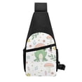 thumbnail image 3 of Disketp Sling Backpack,Multipurpose Crossbody Shoulder Bag Travel Hiking Daypack-Frog and Mushrooms, 3 of 6