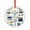 Pattern, variant on Happy Snowmen Christmas Ornament Xmas Tree Decor for Kids Mom Dad Friends Loves Lovely Snowman Christmas Ornaments 2025