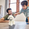 thumbnail image 6 of MeetYTOYS Cute Puppy Stuffed Animal Realistic Dog Toy Pet Birthday Gifts for Kids 11 Inch(white) Christmas Clearance, 6 of 7