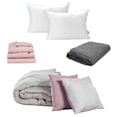 thumbnail image 1 of Edredón Doble Vista King Size Couzy + Sábanas Royal Rosa + Cubre colchón Cloud + Almohada Royal Twin, 1 of 8