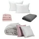 thumbnail image 1 of Edredón Doble Vista Queen Size Couzy + Sábanas Royal Rosa + Cubre colchón Cloud + Almohada Royal Twin, 1 of 8